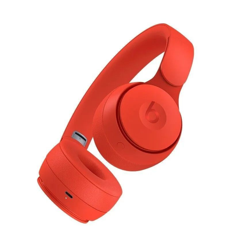 Наушники беспроводные с микрофоном Beats Solo Pro, Bluetooth, USB, USB Type-C, красный  #1