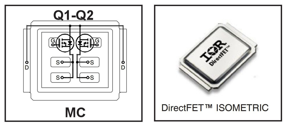 Микросхема IRF9395MTRPBF P-Channel MOSFET 30V 14A DIRECTFET - купить с ...
