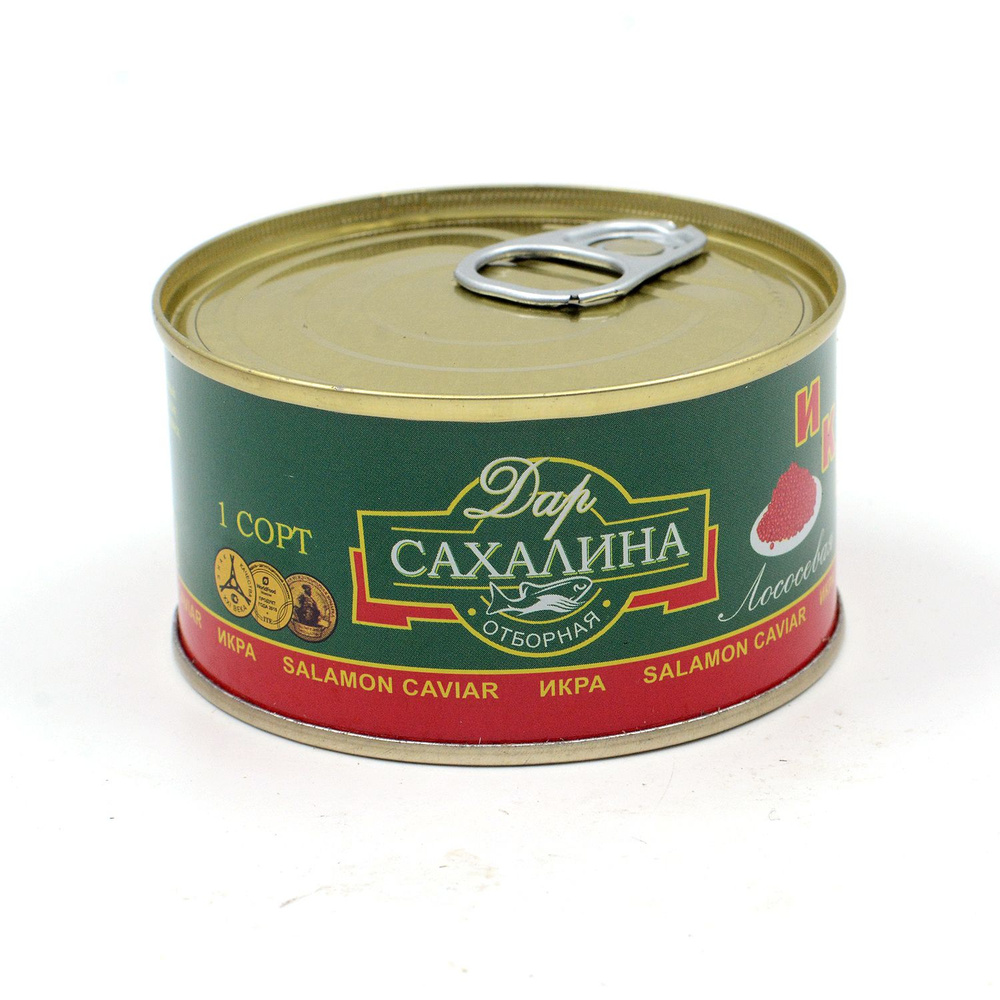 Икра лососевая, красная Нерка, Дар Сахалина 140г *2 штуки, , зернистая ...