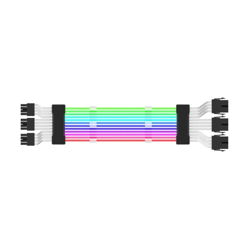 Корпус для ПК удлинитель блока питания RGB-кабель 24 контакта PCI-E GPU ...