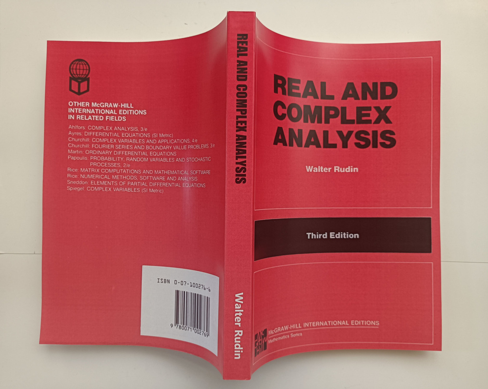 Real and Complex Analysis 3nd #1