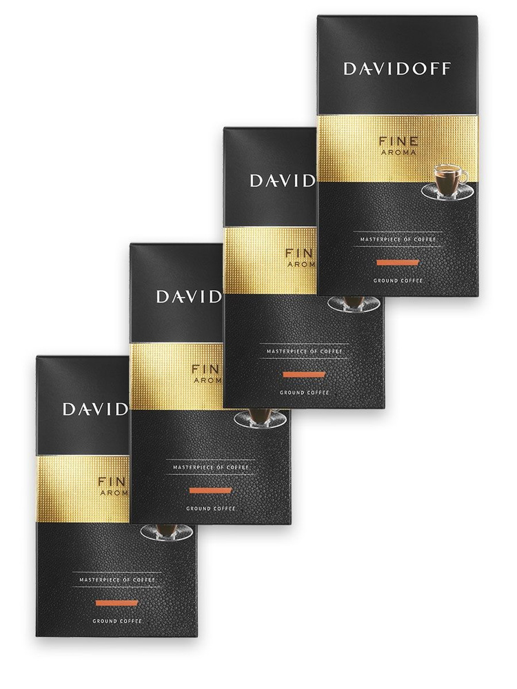 Кофе молотый Davidoff Fine Aroma, 4 пачки по 250г #1