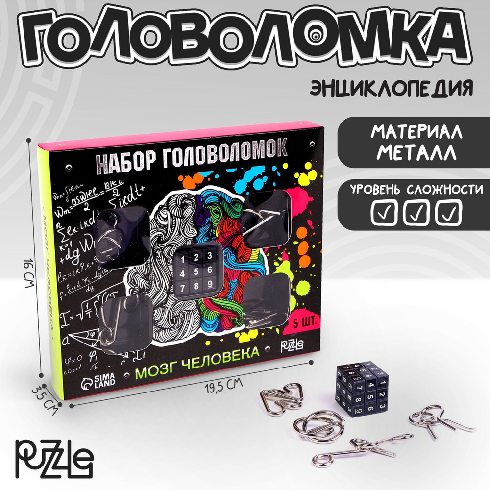 Головоломка металлическая Puzzle 