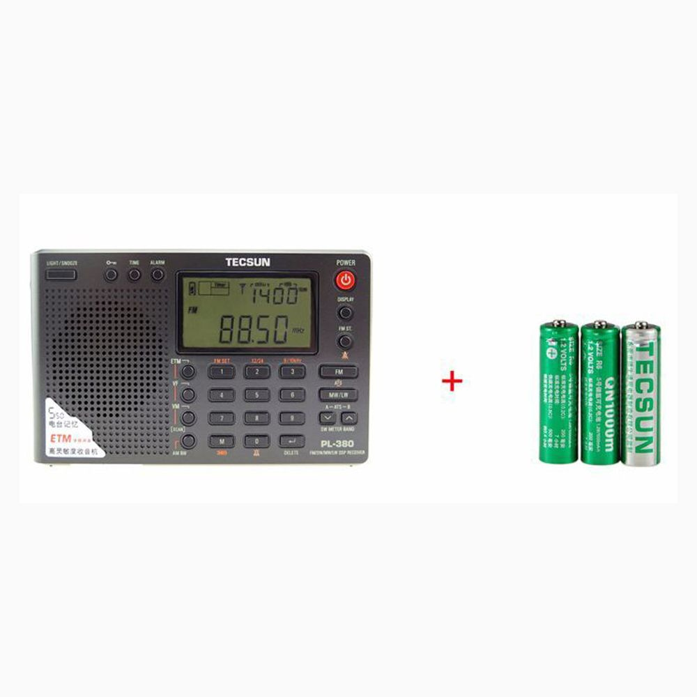 Tecsun PL-380 Портативный Радиоприемник FM/LW/SW/MW DSP.