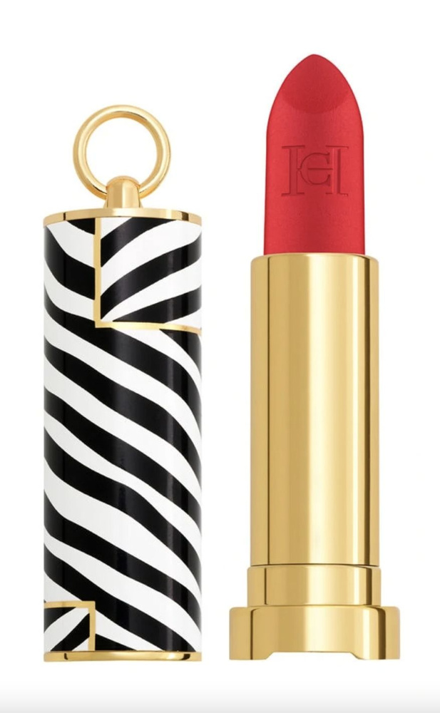 Carolina Herrera помада для губ сменный блок 410 Alegria refill + футляр zebra Fabulous Kiss The Lipstick #1