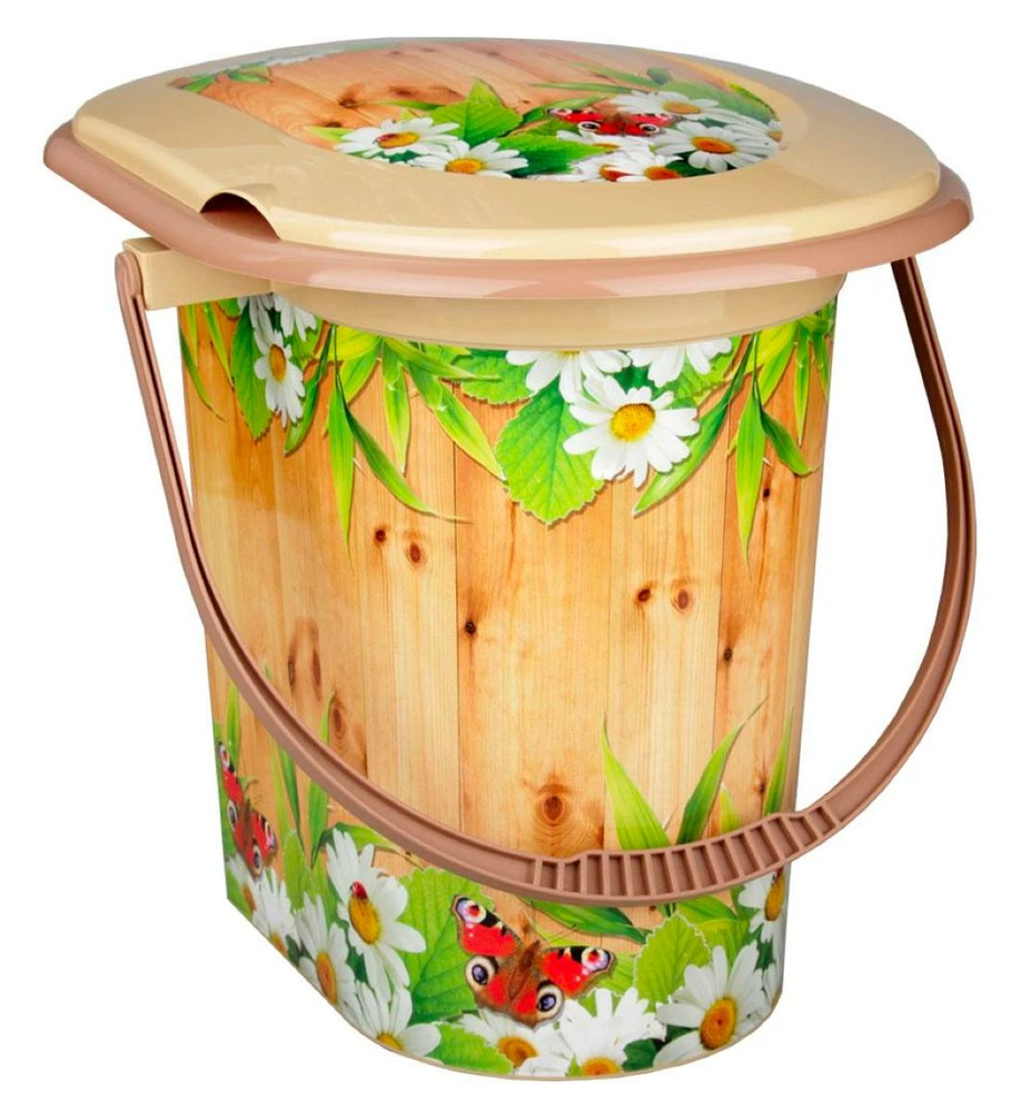 Ведро-туалет Альтернатива Летний день, объем 17л / биотуалет купить на ...