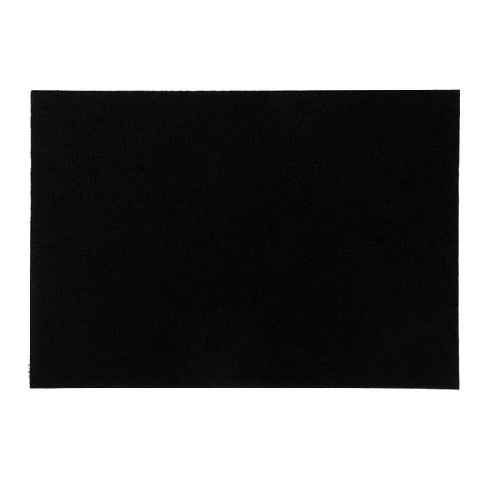 Накладка для мебели из войлока, 210х300 мм, клейкая поверхность, цвет черный  #1