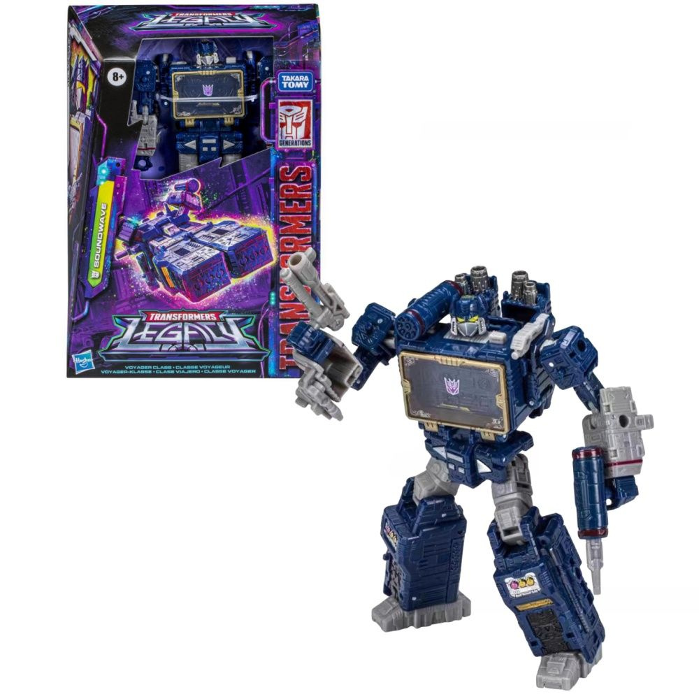 Hasbro Игрушки-трансформеры Generations Legacy Voyager Soundwave Фигурка - от 8 лет и старше, 7 дюймов #1