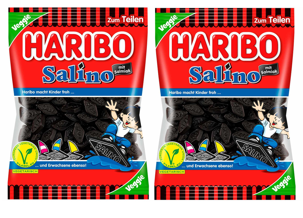 Мармелад Haribo Veggie Salino, 2 шт по 175гр #1