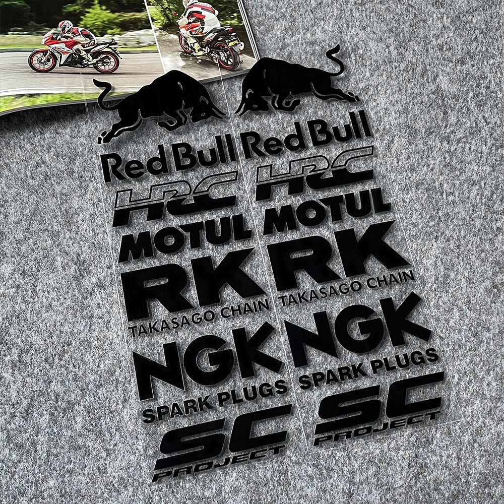 Наклейки на мотоциклы и автозапчасти с рисунком Red Bull подходят для ...