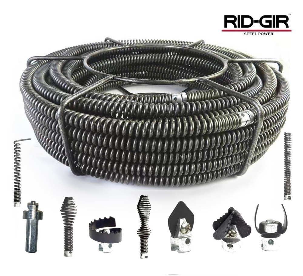 Комплект спиралей Premium RID-GIR 16mm / 20м.п 8 насадок #1