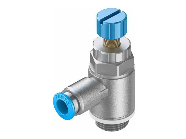 Односторонний регулирующий клапан FESTO GRLA-3/8-QS-8-RS-D 534342 Новый ...