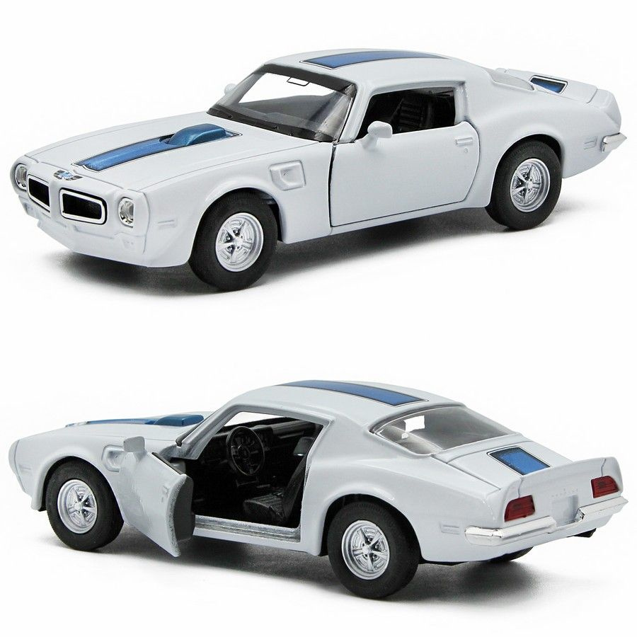 Машинка металлическая Welly 1:39 1972 Pontiac Firebird (Понтиак Файрберд)  43735D инерционная, двери открываются / Белый - купить с доставкой по  выгодным ценам в интернет-магазине OZON (972432455)