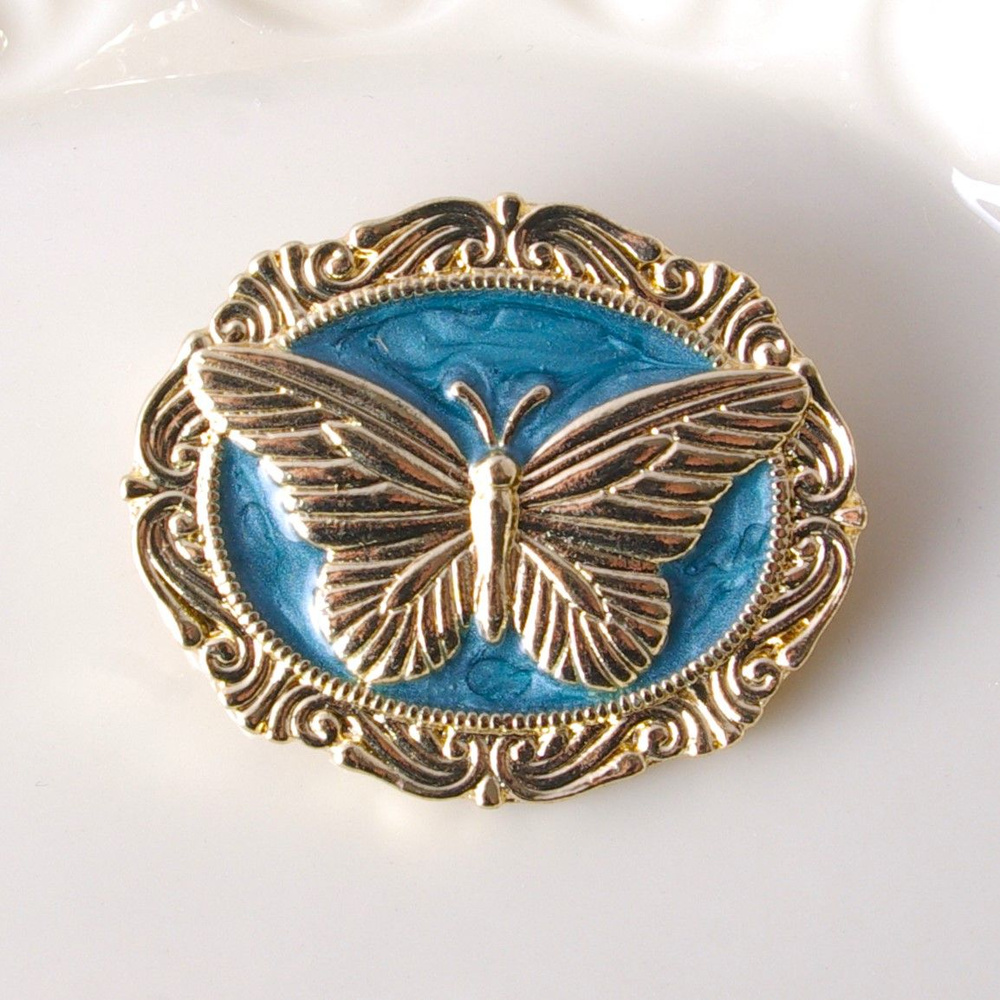Брошь "Золотая бабочка". Брошь женская/Брошь мужская/Брошь детская ...