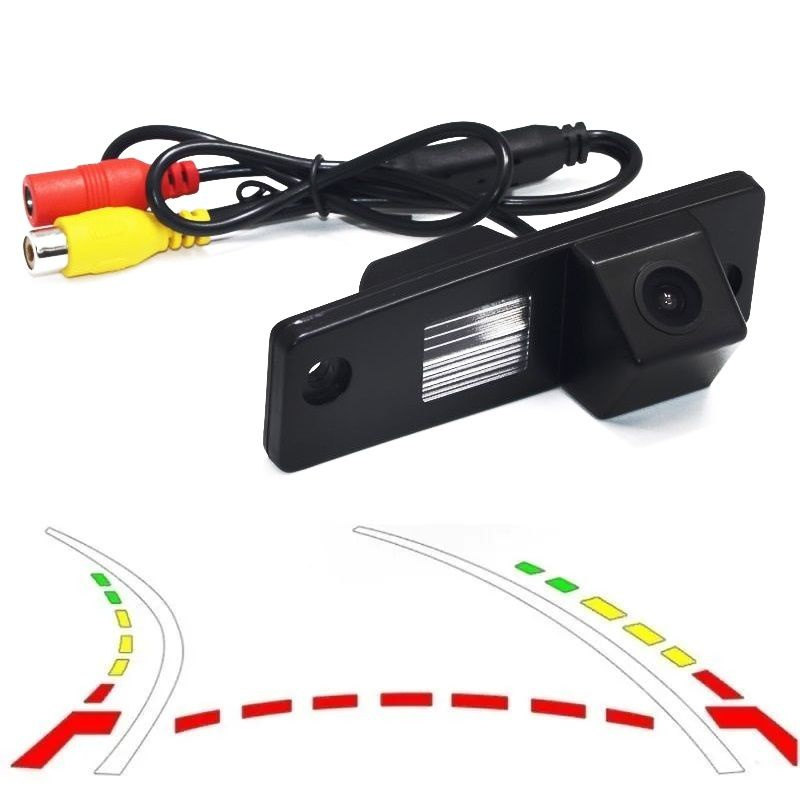 Камера заднего вида Чери Индис 2010-2015 (Динамическая разметка) Chery ...