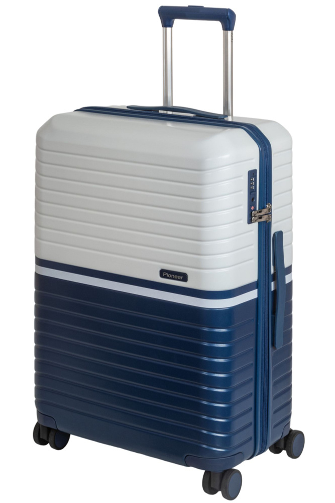 Чемодан Samsonite на колесах пластиковый M замок с функцией TSA ...
