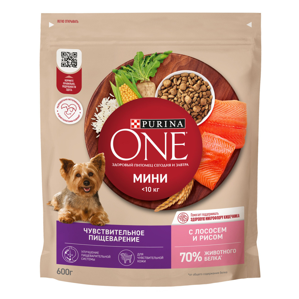 Purina One Dog Мини Чувствительная / Сухой корм Пурина Уан для собак ...
