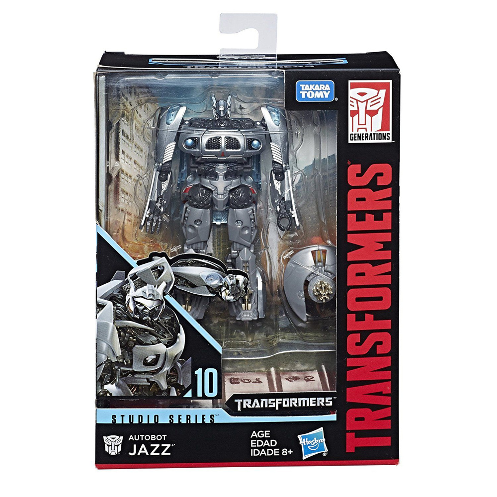 Трансформеры игрушки Hasbro Transformers Studio Series Deluxe Class SS10 Autobot Jazz 11.5cm E0745  #1