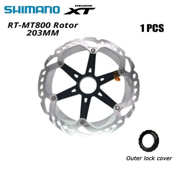 Shimano тормозной диск Shimano XT RT-MT800 203мм CL (с магнитом STEPS) #1