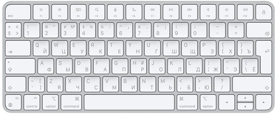 Клавиатура Apple Magic A2450, Silver, Bluetooth купить на OZON по