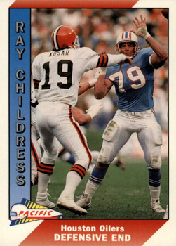 Houston Oilers NFL Ray Childress #168 Card