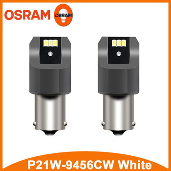OSRAM P21W LED 12V BA15s LEDriving Cool White 6000K Car Bulbs 7356CW