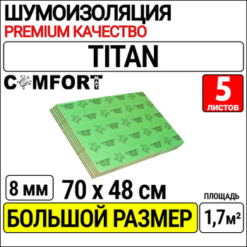 Шумо-звукоизоляция Comfort Mat Titan купить по выгодной цене - Мир