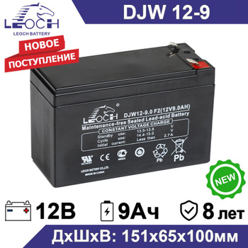 Купить DJW12-9 Аккумуляторная батарея Leoch с доставкой на