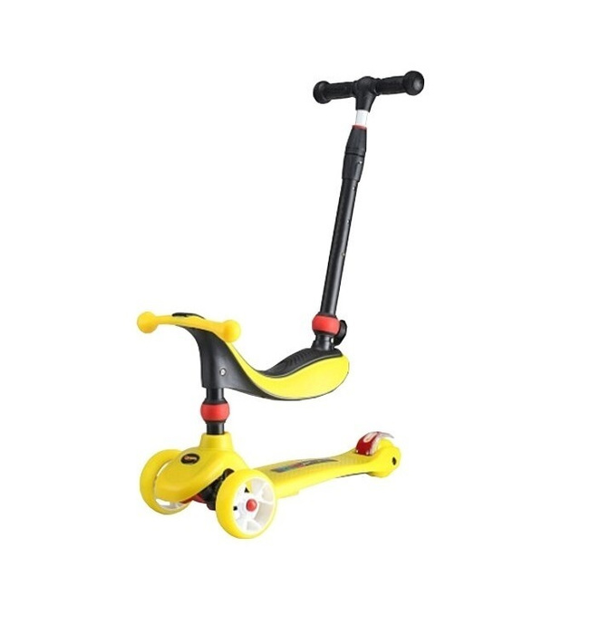 Самокат-каталка четырехколесный со светящимися колёсами "21st Scooter ...