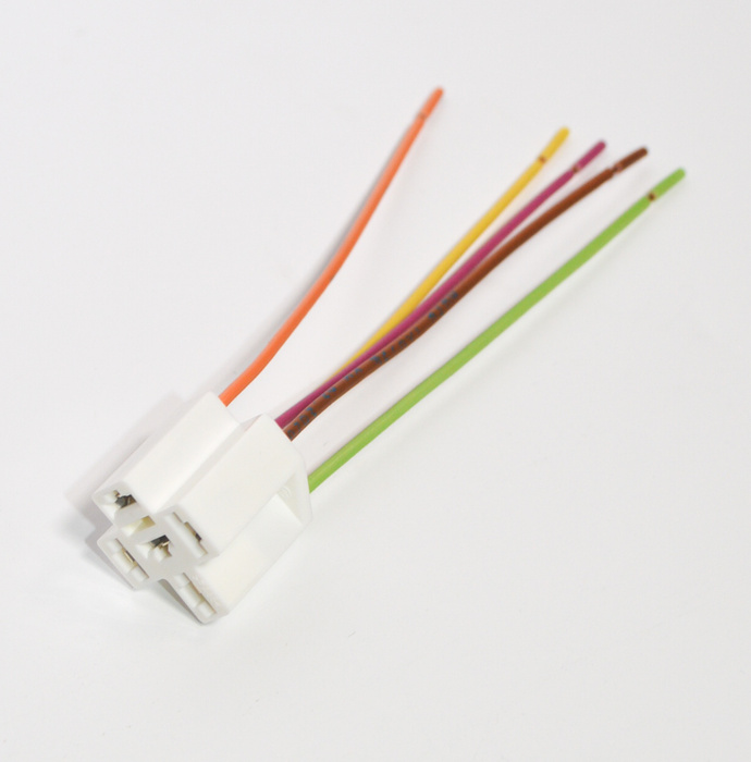 Колодка разъема реле бош 5 контактная с проводами (120мм) АЭНК, 025 906 ...