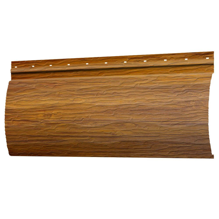 Сайдинг металлический Бревно Рубленое Орех (уличный металлосайдинг ЦАРЬ ...