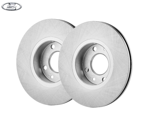 Диски тормозные передние, 2 шт. LADA 8450031577 для ВАЗ/ЛАДА LADA ...