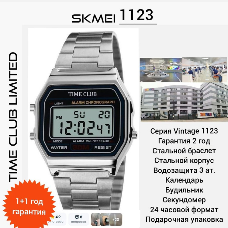 Часы наручные SKMEI Vintage - купить с доставкой по выгодным ценам в ...