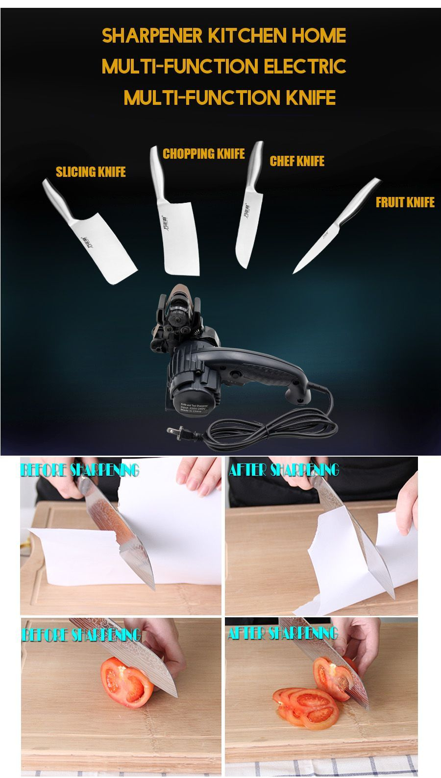 LIHUACHEN M2 Electric Knife Sharpener Ножеточки электрические