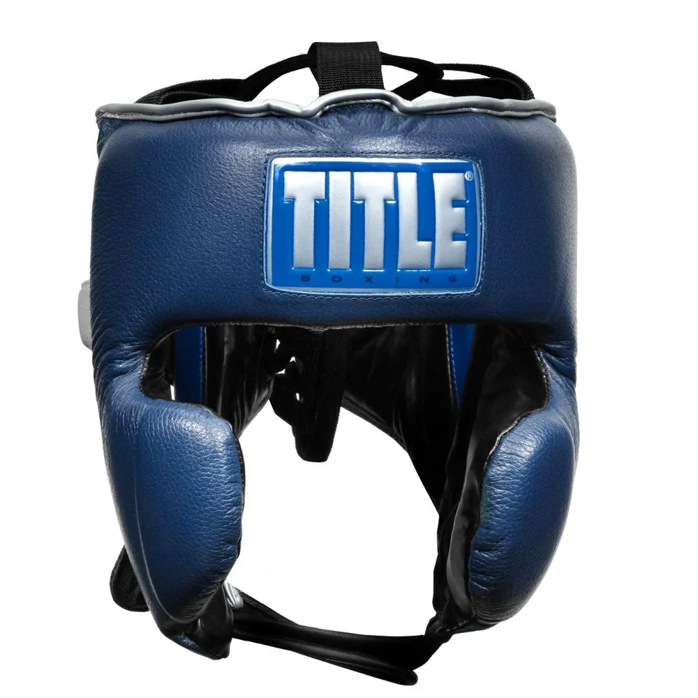 Шлем боксерский TITLE Boxing Royalty Leather Training, размер L, вариант, фото 3