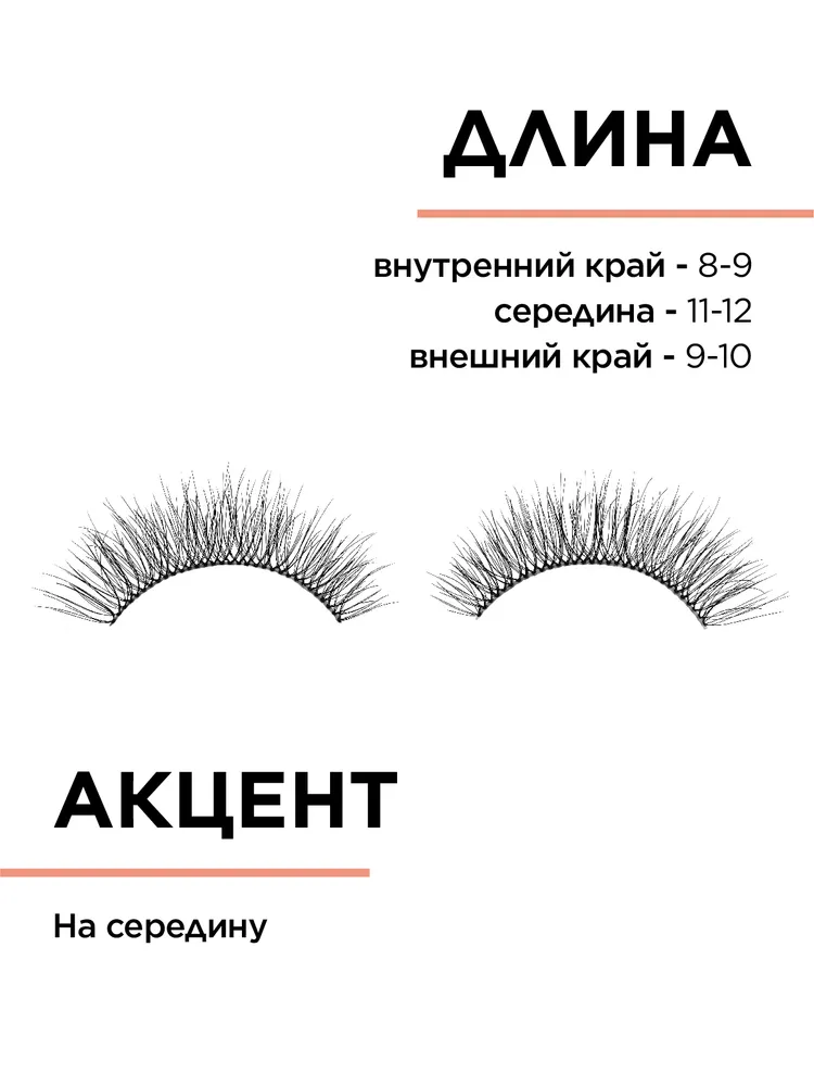 Накладные ресницы многоразовые с эффектом распахнутых глаз Ardell Naked Lashes 423, вариант, фото 5