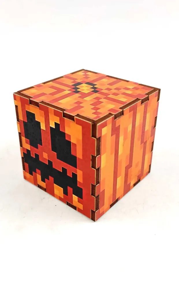 Набор из 4 кубиков Minecraft "Тыква", вариант, фото 2