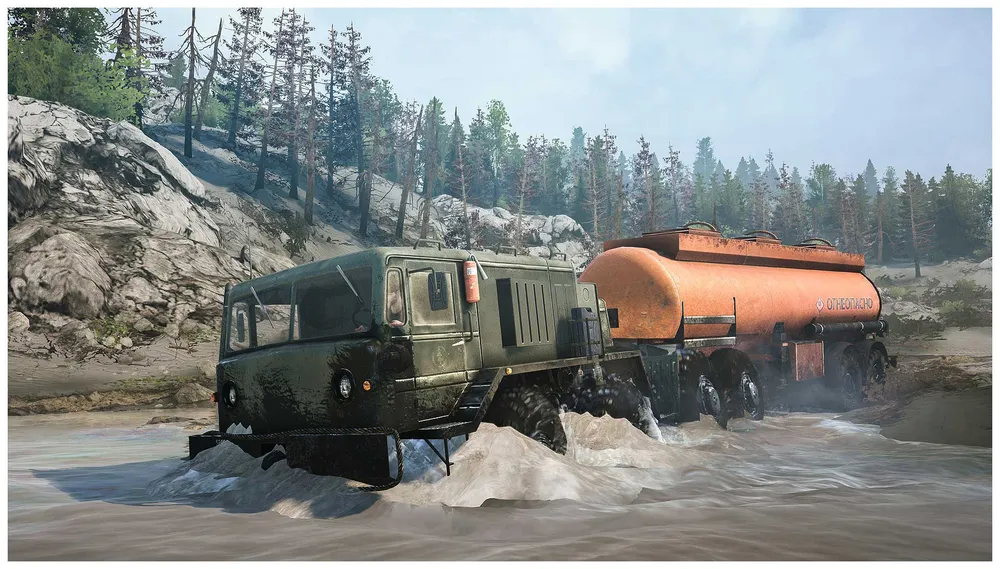 Игра Spintires: MudRunner American Wilds (Nintendo Switch, Nintendo Switch 2, Русская версия), вариант, фото 2