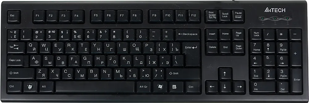 Клавиатура A4Tech KR-85 черный USB, черный, фото 6