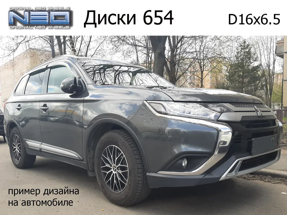 NEO 654 Колесный диск Литой 16x6.5" PCD5х100 ET38 D57.1, 16x6.5, фото 5