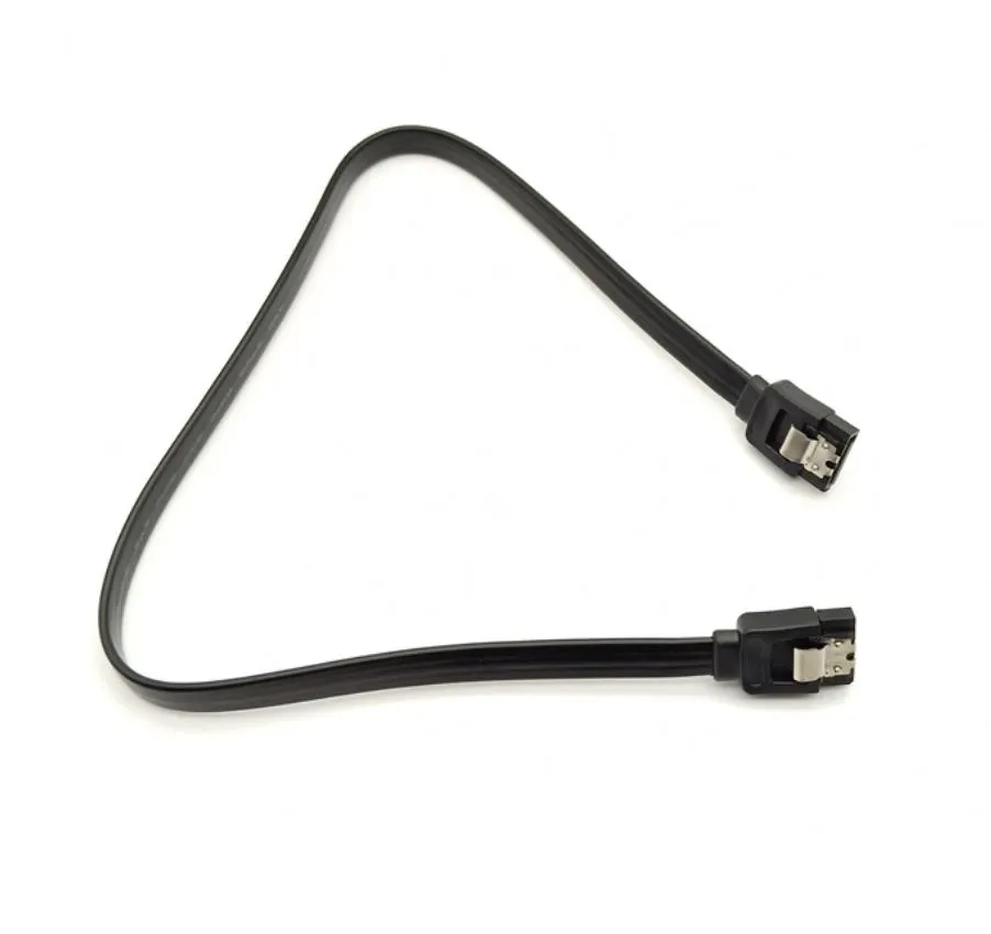 Провод SATA 6Gb 40см (черный) 5шт., 6 ГБ, 5 шт