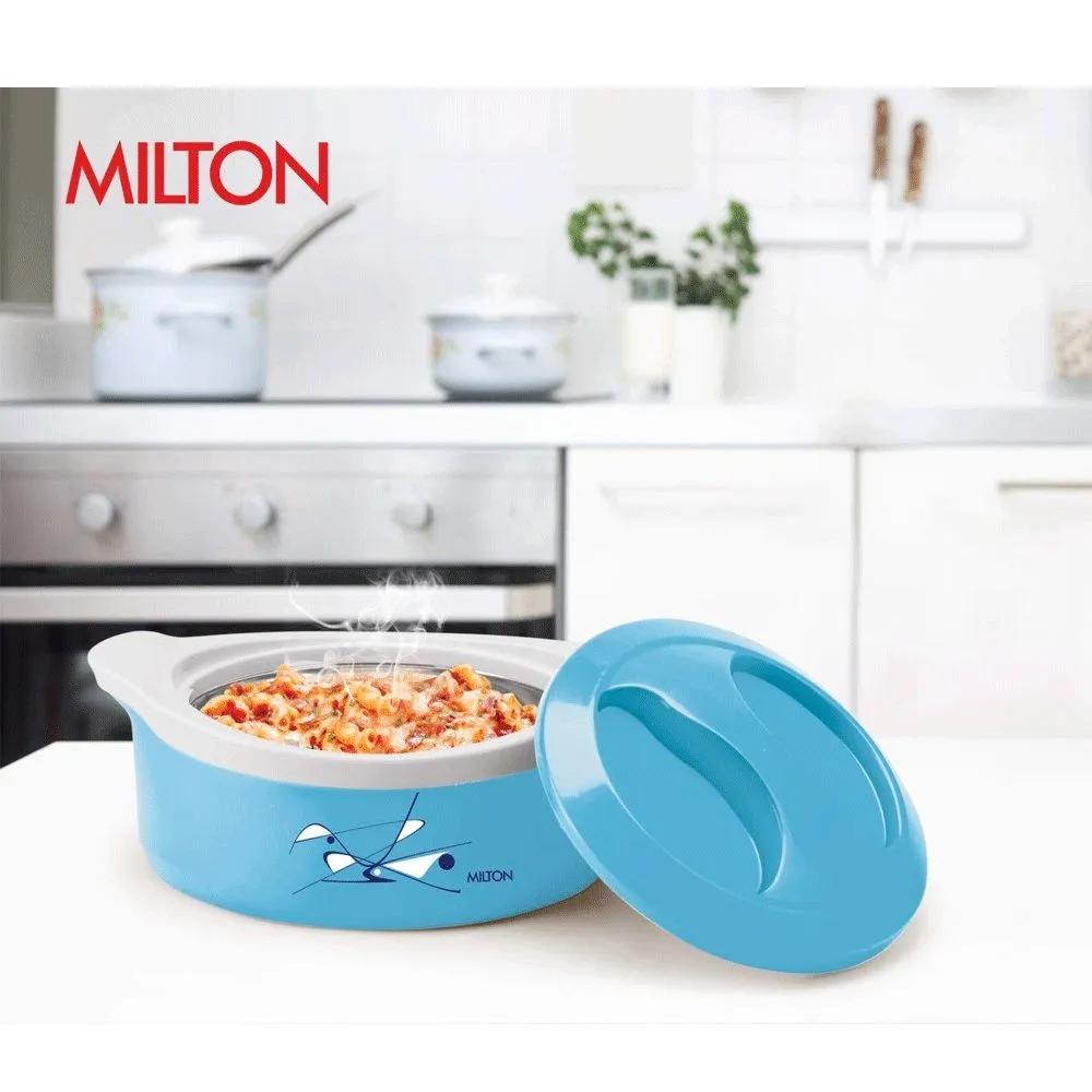 Термокастрюля Milton Marvel Beige, объемом 2,5 литра, синий, фото 6