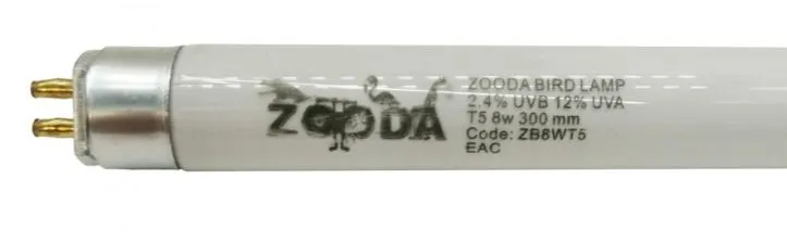 Лампа для птиц ZooDA Bird LampT5-8Вт 30см, 5500-5700KUVB 2.4%, UVA 12, вариант, фото 3