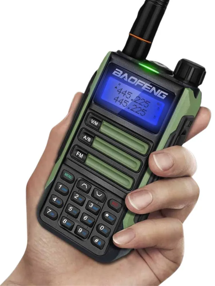 Комплект раций 2 шт Baofeng UV-16 зеленый, 10 Вт, фото 4