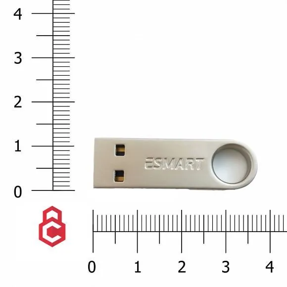 Носитель для электронной подписи (ЭЦП) ESMART Token ГОСТ КС1 metal, вариант, фото 4
