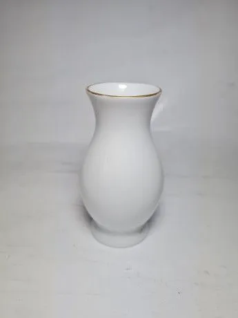 Ваза миниатюрная винтажная Bareuther Waldsassen Bavaria "Прогулка", фарфор, 10,5 x 6,5 см, Германия, 1960-70гг., 10.5x6.5 см, фото 5