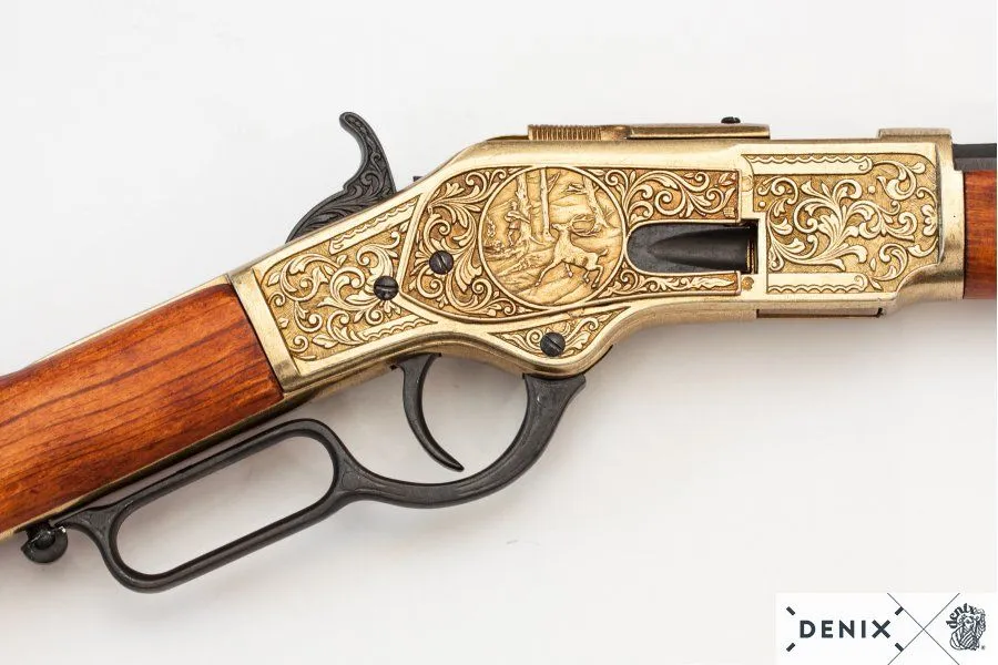 Denix Карабин 73-й модели, калибр 44-40, производство Winchester, США, 1873 г., 1,873 кг, фото 4
