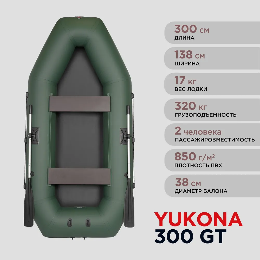 YUKONA Лодка, 300 см, вариант, фото 2