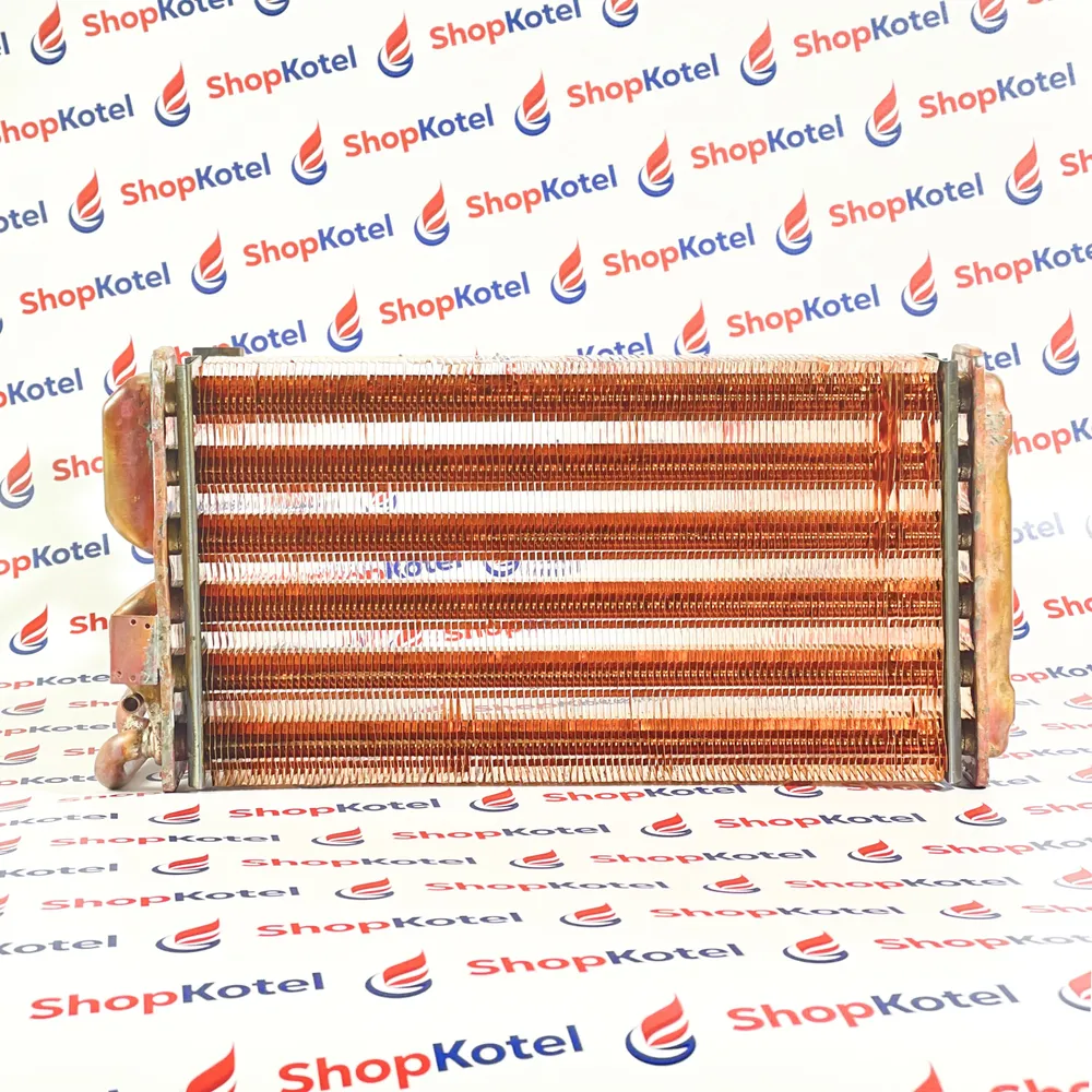 Теплообменник битермический Buderus Logamax U052-28K, U042-28 кВт, 320мм (87154068140), вариант, фото 4