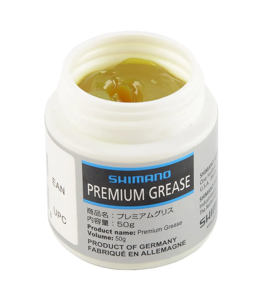 Смазка густая Shimano Premium Grease для подшипников, желтая, 50 гр, 50 г, фото 4
